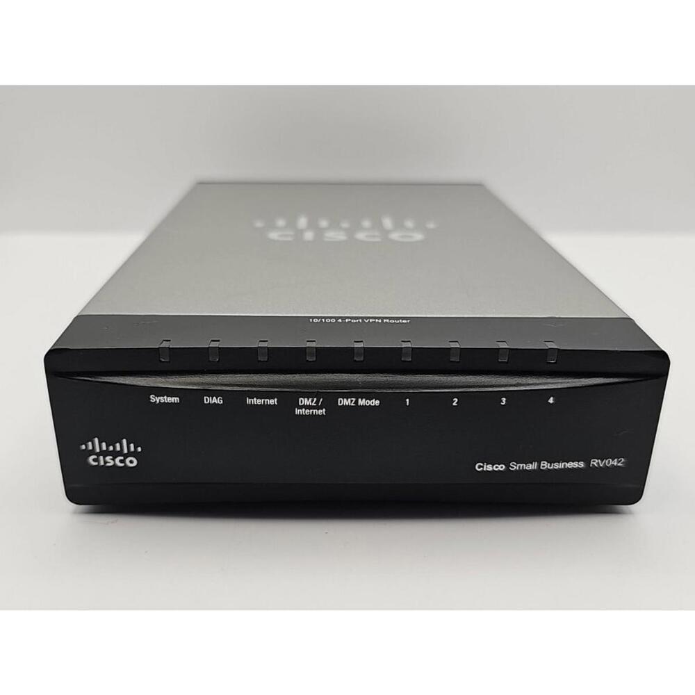 Cisco RV042 Home Small Business 10/100 Dual WAN 4-Port VPN Router w/Adapter